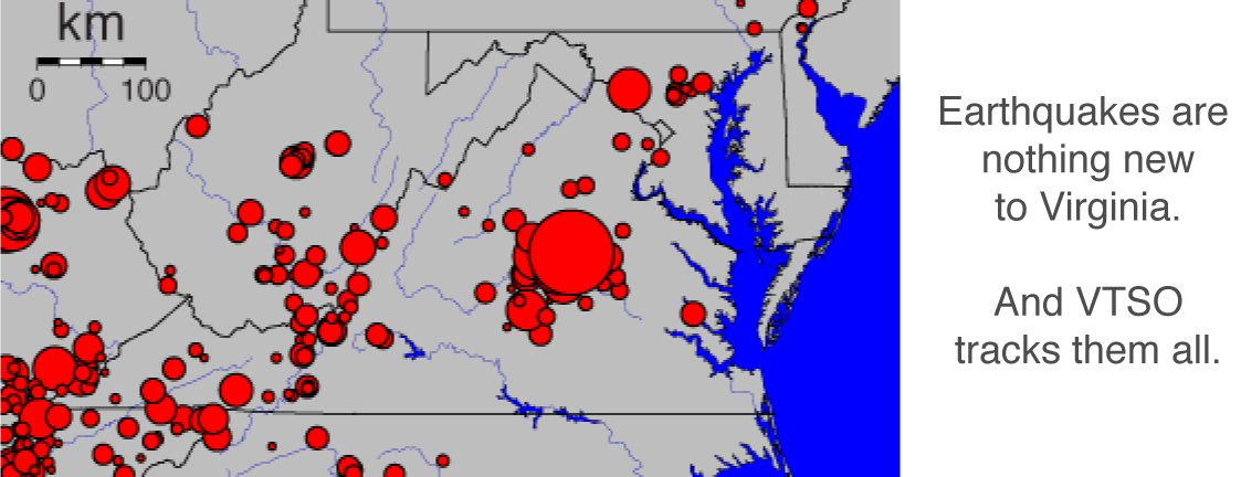 Virginia Earthquakes Virginia Tech Seismological Observatory VTSO