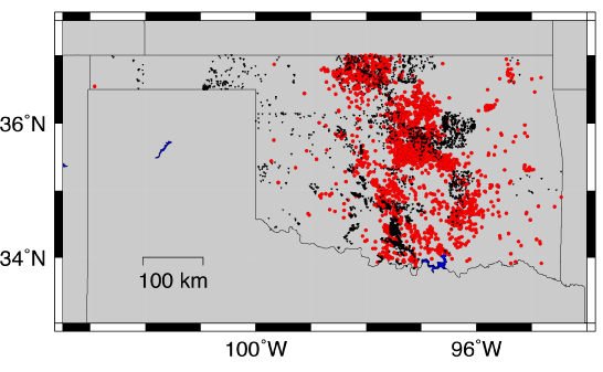 Oklahoma earthquakes induced seismicity man-made earthquakes UIC disposal wells class II injection wells